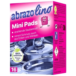 Abrazo Mini Pads Nasączone gąbki do szorowania 16szt