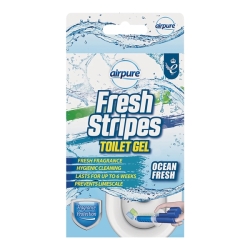 Airpure Fresh Stripes Toilet Gel Ocean Fresh 45ml Paski żelowe do WC z aplikatorem