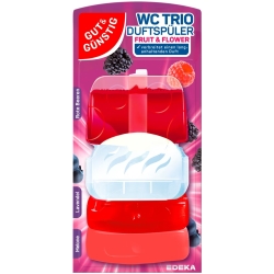 Gut&Günstig WC-Trio Fruit & Flower Zawieszka żelowa do WC 3x55g