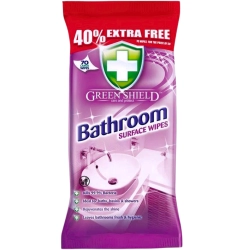 Green Shield Bathroom Chusteczki do czyszczenia łazienek 50+20szt GRATIS