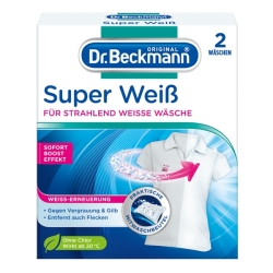 Dr Beckmann Super Weiß Wybielacz w saszetkach 2x40g