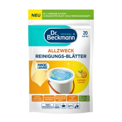 Dr Beckmann Allzweck Reinigungs-Blätter Summer Lemon Listki czyszczące do wszelkich powierzchni 20szt