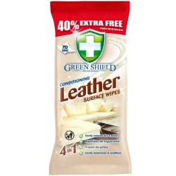 Green Shield Leather Chusteczki do czyszczenia skóry 50+20szt GRATIS