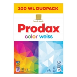 Prodax 100WL Duopack Proszek 80 prań 5,2kg Color + 20 prań 1,3kg Weiss